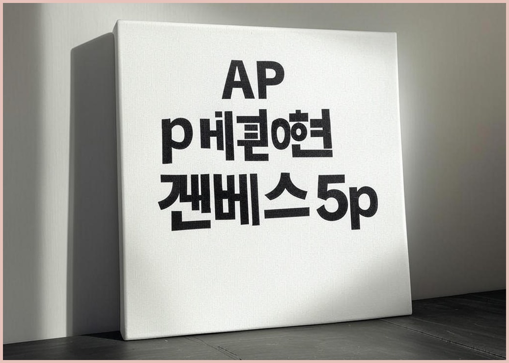 AP 면 캔버스 5p