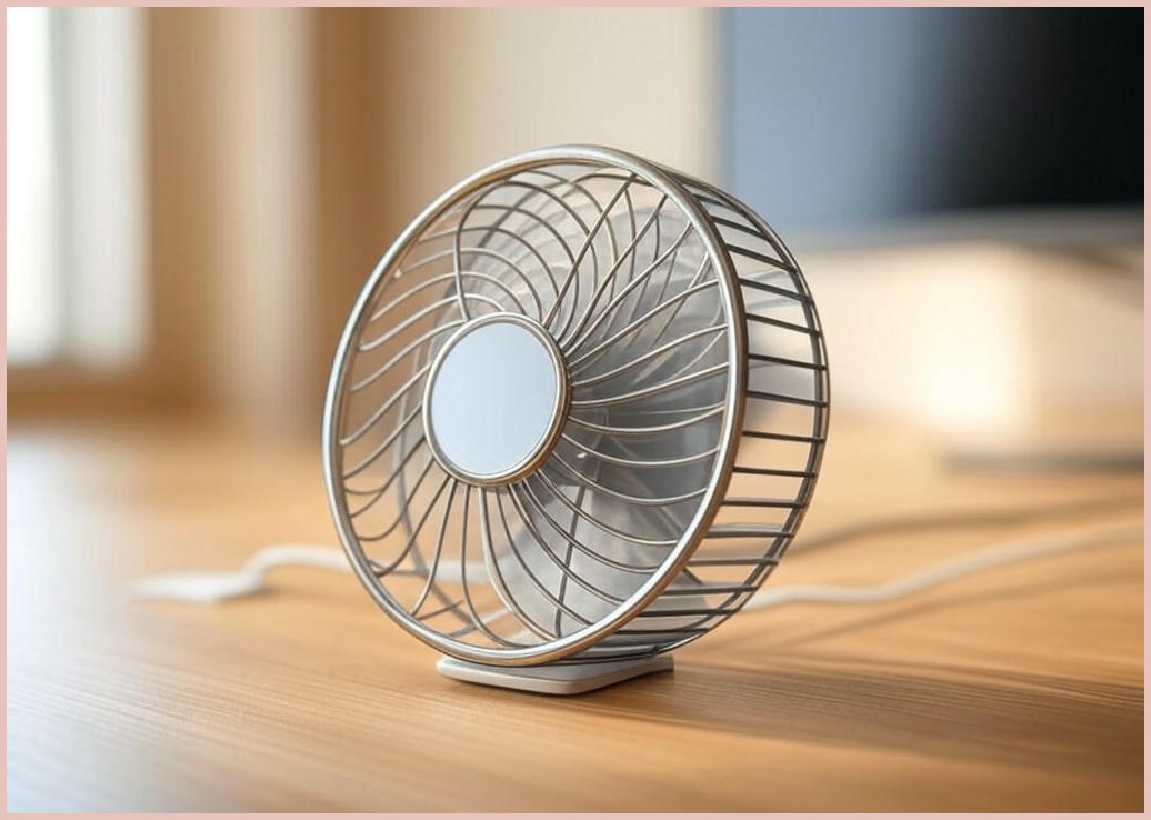 NUNUHANA USB충전팬 휴대용 탁상용 목걸이 핸디 선풍기 - 이미지 1