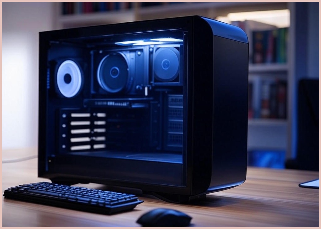 PC온스튜디오 게이밍 컴퓨터 조립PC 게임용 데스크탑 본체 - 이미지 1