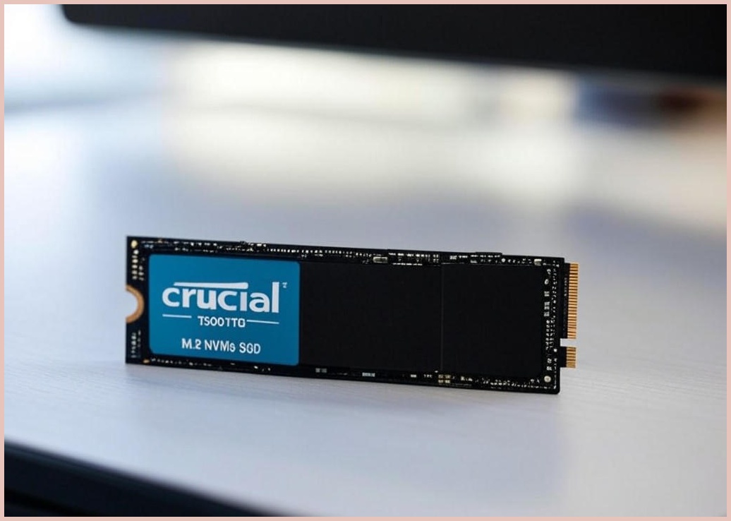 마이크론 Crucial T500 1TB M.2 NVMe SSD 대원CTS (GEN4/TLC/PS5 호환), _1TB - 이미지 1