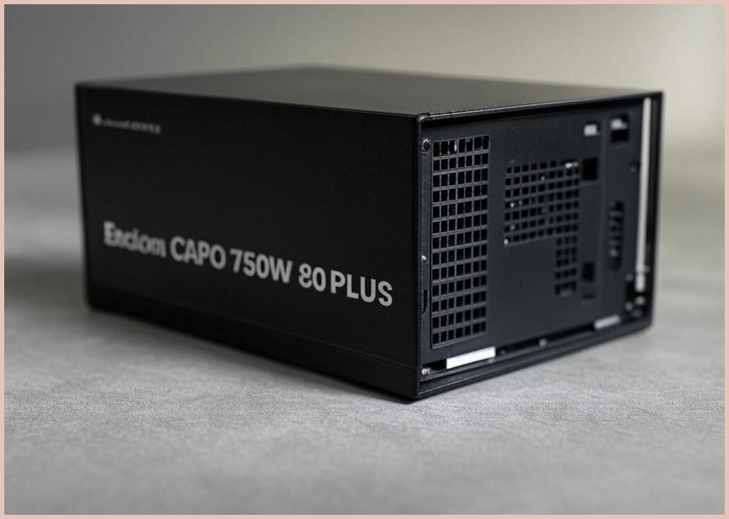 엔클롬 CAPO 750W 80PLUS골드 풀모듈러 파워서플라이 ATX3.1 블랙, 단일상품 - 이미지 1