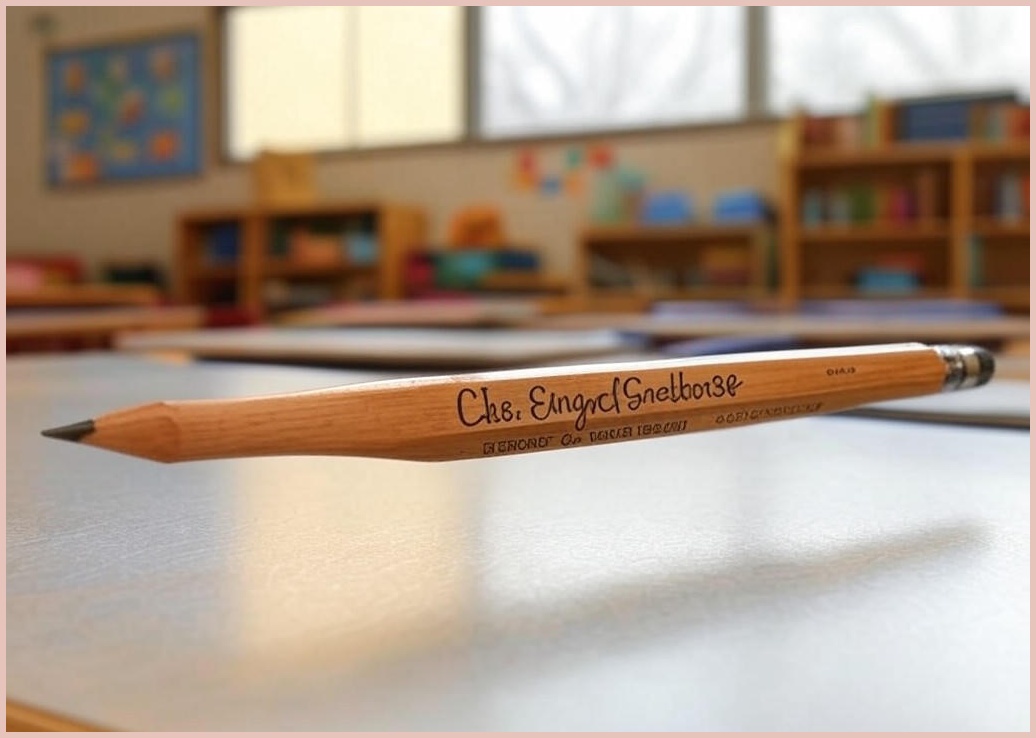 주문제작 각인연필 어린이집 유치원 생일 졸업 크리스마스 선물 - 이미지 1