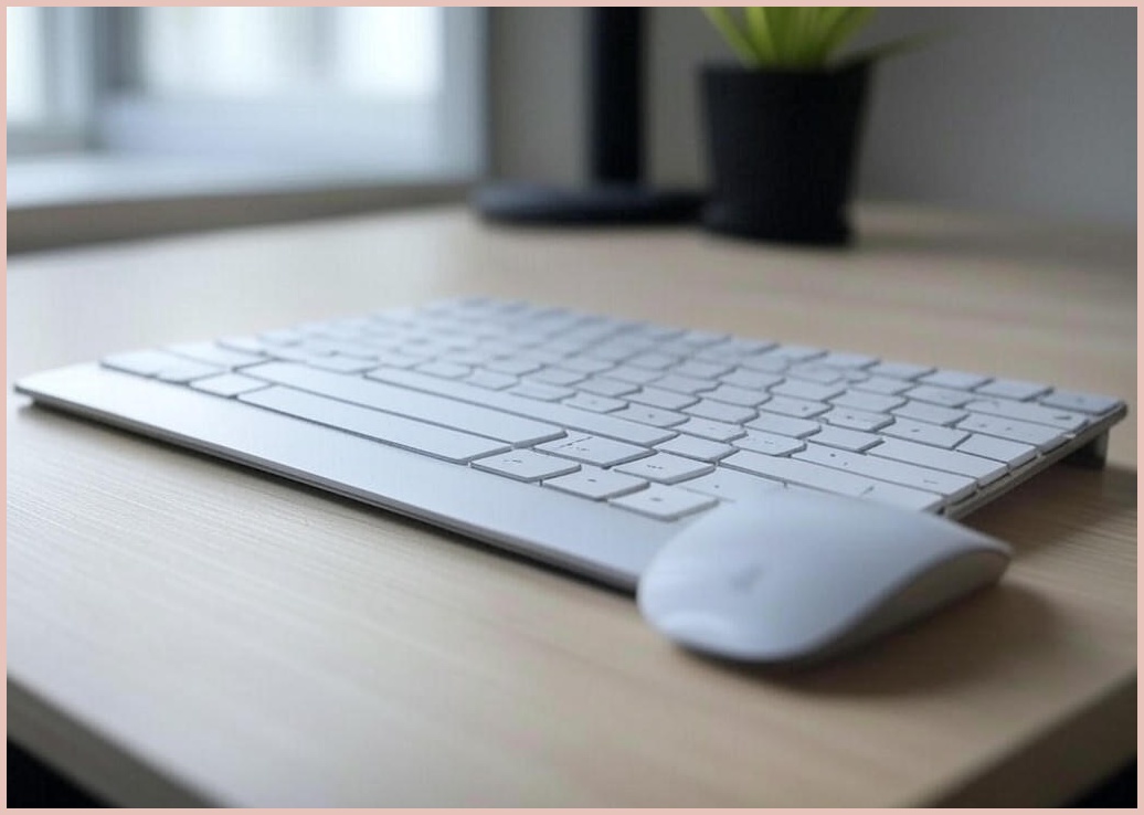 큐센 무선 키보드 마우스 세트  + 키스킨 - 이미지 1