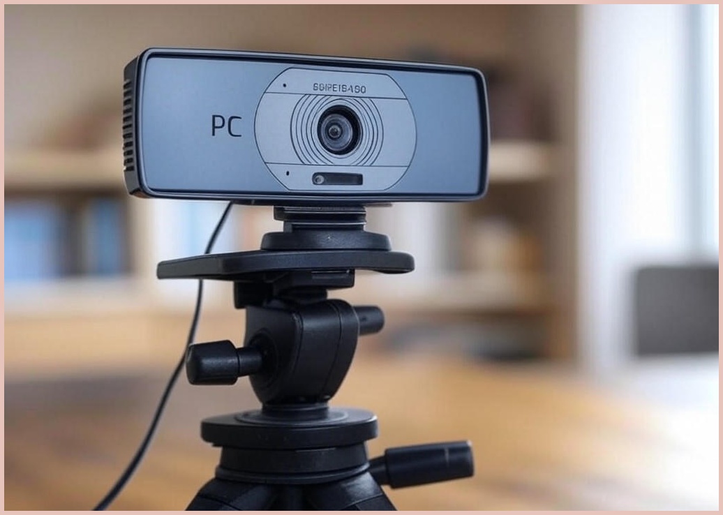 펭카 400만 화소 마이크 내장 웹캠 + 삼각대 PCWEB400, PCWEB400 - 이미지 1
